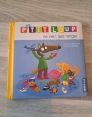 Livre P'tit Loup ne veut pas ranger