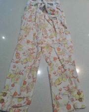 Pantalon blanc citron tape à l'œil 2 ans