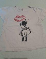 T-shirt rose pâle kimadi 2 ans 