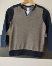 Pull gris/bleu Palomino T.140