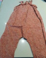Tunique vieux rose fleur kiabi 2 ans 