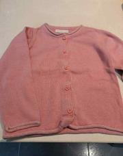 Gilet rose bébé rêve 2 ans 