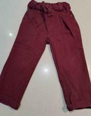 Pantalon prune tissaia 2 ans  