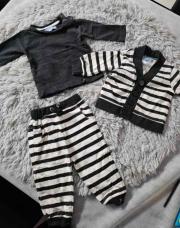 Ensemble 3pcs  Training + sous pull gris beige