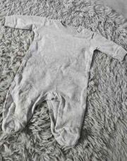 Ensemble 2pcs Combi + bavoir triangle gris