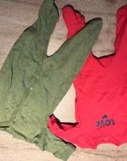 Lot pyjamas vert rose 