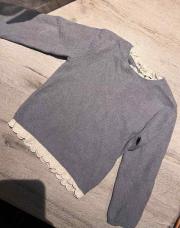 Pull avec col beige 