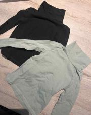 Sous pull 2 noir vert 
