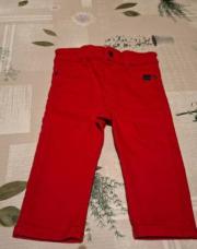 Pantalon rouge OBAIBI 6mois