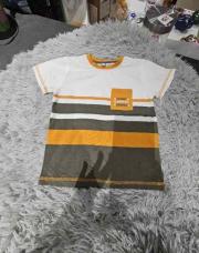 T-shirt orange vert 