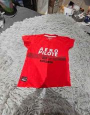 T-shirt rouge PILOTE