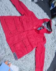 Veste rouge mi saison 