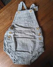 Barboteuse grise - taille 9 mois