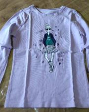 Blouse mauve 8 ans 