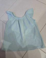 Blouse TAO 6 ans vert d'eau