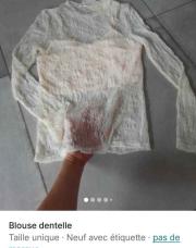 TU_Neuf_Blouse dentelle blanc cassé