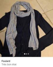 Foulard style marinière