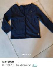 Xs_Gilet coton court JBC