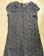 Robe noire en dentelle yessica