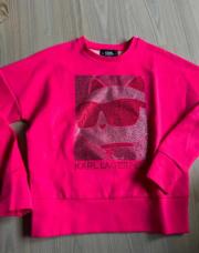 Pull rose fluo Karl lagerfeld 12 ans