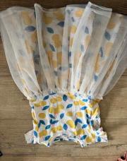 Robe tulle citron 5 dpam
