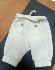 pantalon blanc TAO 3mois 59 cm