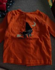 Tee shirt orange halloween 6M