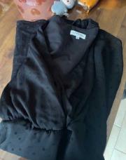 Robe noire pois 