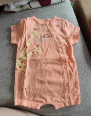 Combinaison girafe orange 1M