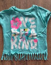 T-shirt bleue turquoise 3ans 