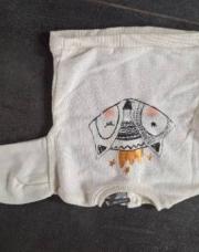 Pull blanc renard