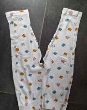 Legging blanc chats