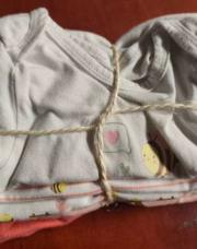 Lot body 12 mois abeille