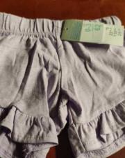 Short violet 3 mois nouveau 