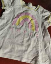 T-shirt arc en ciel 80