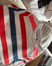 T’shirt 4 ans jacadi ligne rose et bleu 
