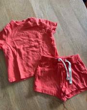 Ensemble short+ t shirt T 6mois 