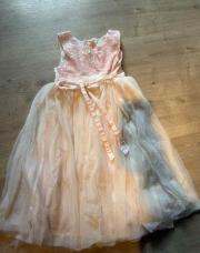 Robe de cérémonie rose 6 ans 