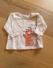 Manches longues « animaux » Zara 3 mois