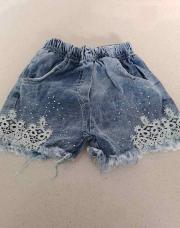 Short jeans dentelle 3 ans 
