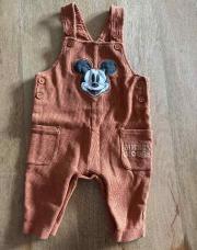 Salopette orange Mickey T 3-6mois 