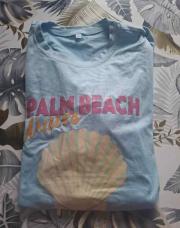Tee short bleu neuf coquillage xl 