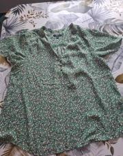 Blouse fleurie verte M
