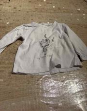 Pull blanc petite fille 