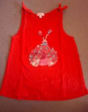Blouse coccinelle rouge 