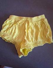 Short jaune zara