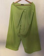 L/ pantalon large vert 