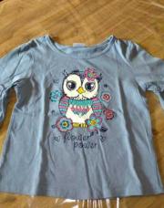 Blouse mauve hibou 8 ans 