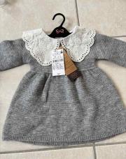 Robe grise - 3 mois 