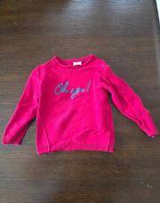 Pull rouge TAO 3 ans
